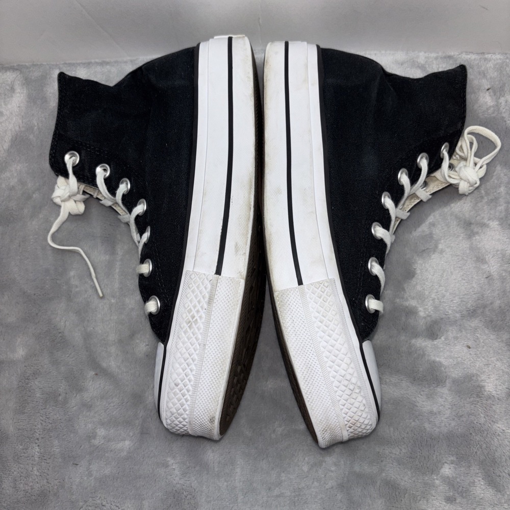 CONVERSE Chuck Taylor All Star BLACK & WHITE Basketball Shoes WOMENS 9 - Picture 4 of 8